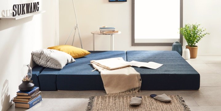 서광퍼니처 맥스4단 HR황토폼 접이식매트리스 일반형 상세 이미지 2