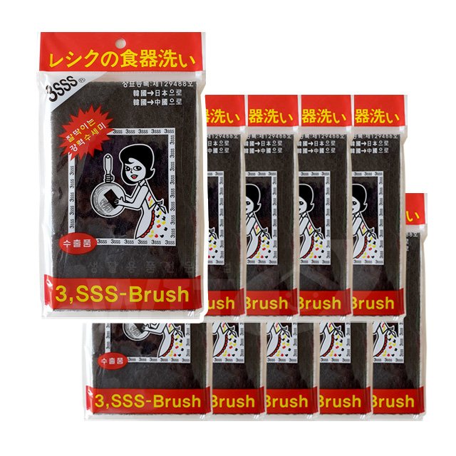 그린피아 연마수세미 3SSS, 1개입, 10개 상세 이미지 1