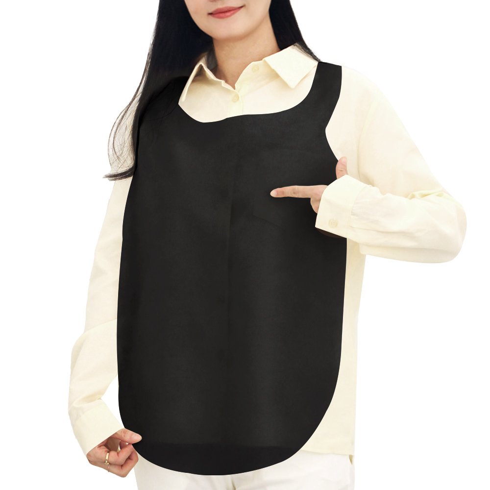 탐사 일회용 앞치마, 100개, 블랙 상세 이미지 1