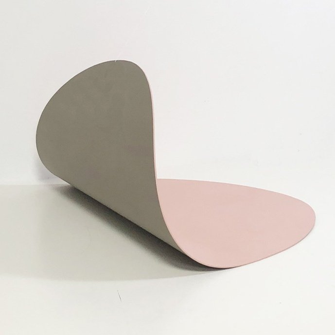 르엔미 조약돌 양면 방수 가죽 테이블매트, 그린, 42.5 x 33.5 cm, 1개 상세 이미지 1