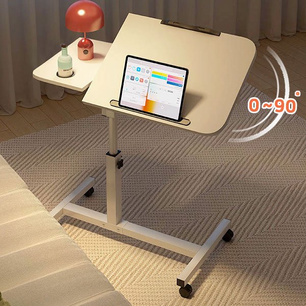 홍익인간 침대 테이블 사이드 높이조절 쇼파, 화이트할인 상세 이미지 2