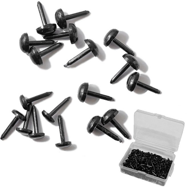 모니모니 인형 눈 3mm 코 4mm 200p 세트, 1개할인