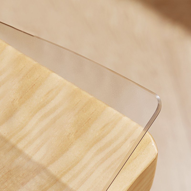 Shipshape 식탁투명매트 매트 방수 테이블매트 PVC 식탁 매트 유리대용 실리콘 테이블 매트, 1개, 60*120cm, 투명(스크럽 텍스처)할인 상세 이미지 2