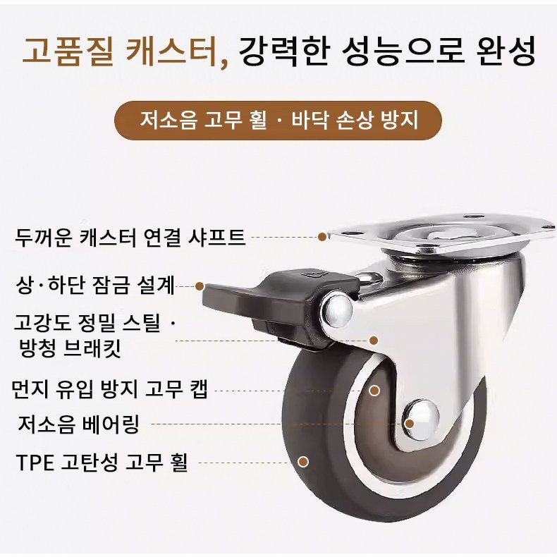 에코보드 이동식 강연대 수납 선반 브레이크 캐스터 장착 학교 학원 회의실용, 금사오크할인 상세 이미지 1