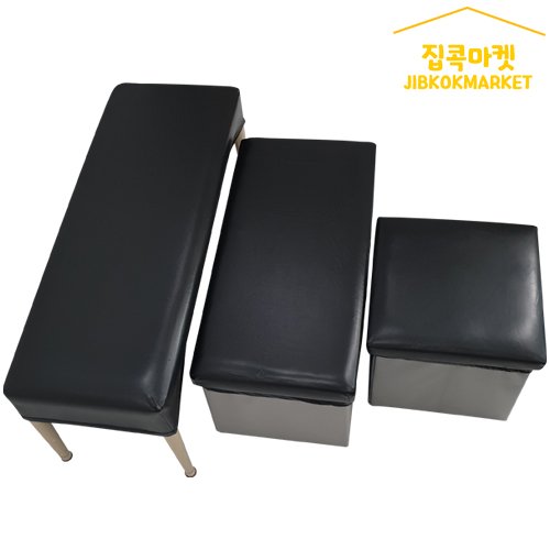 집콕마켓 스튤 피아노 의자커버 벨릴 벤치 커버 인조가죽 고탄력방수커버, 블랙 상세 이미지 2