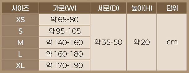 마켓플랜 와플 패브릭 컬러 벤치커버, 화이트, 1개 상세 이미지 2